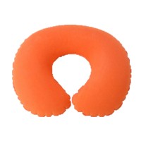 Wholesale Custom Printing PVC Flocking Soft U Shape Inflatable Travel Neck Pillow