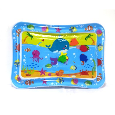 New Arrival Small Fishes Design Educational PVC inflatable baby wate play mat