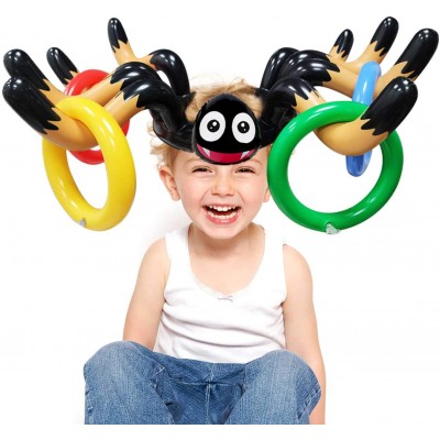 Holiday Essentials Toy Party Supplies Inflatable Spider Witch Hat For Halloween Game